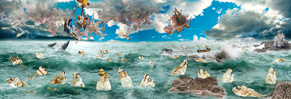 digitale kunstwerk van Marloes Otten genaamd Virgin Islands